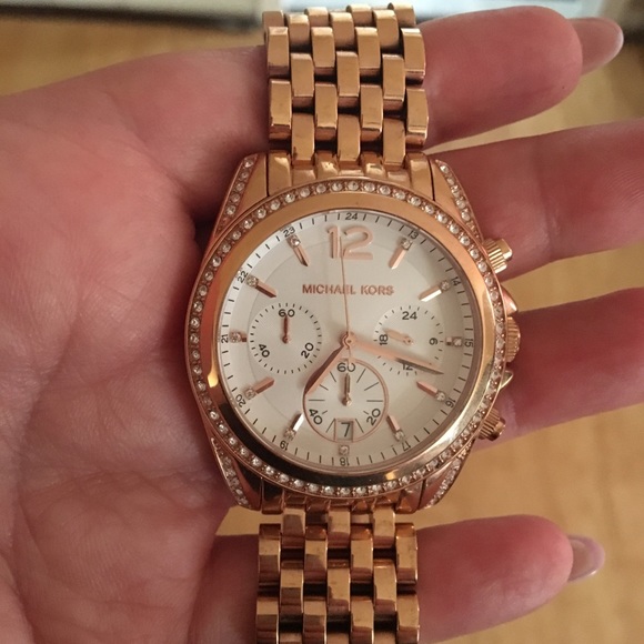 Mk lexington rose gold Clearance